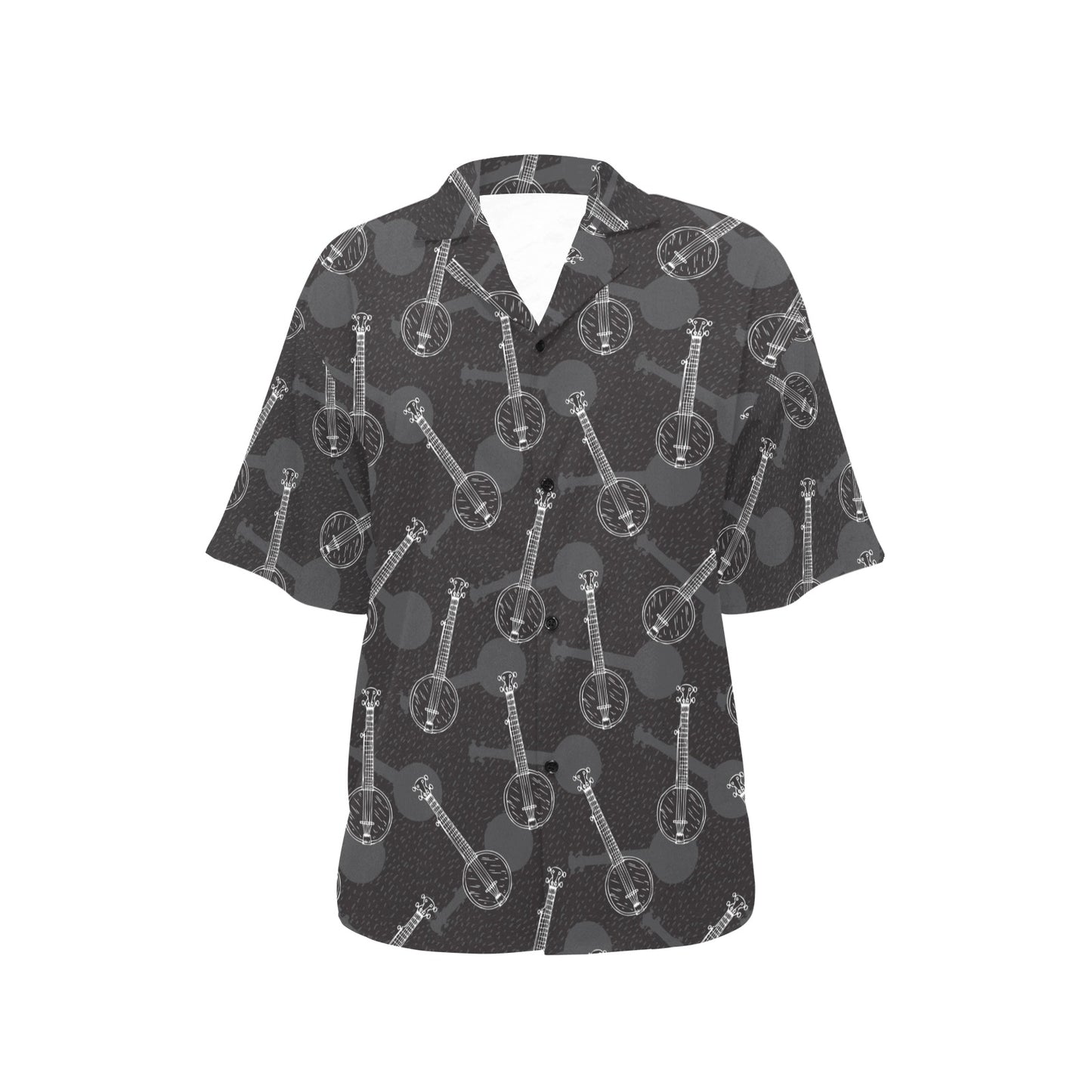 Banjo Pattern Print Design 03 Women's Hawaiian Shirt