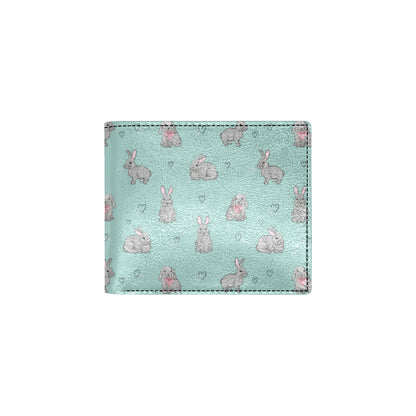 Bunny Pattern Print Design 02 Men's ID Card Wallet