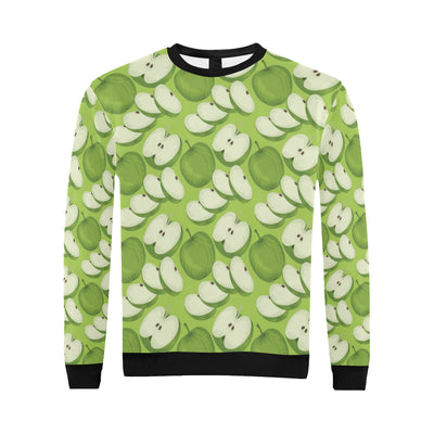 Apple Pattern Print Design AP010 Men Long Sleeve Sweatshirt