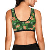 Hibiscus Pattern Print Design HB05 Sports Bra