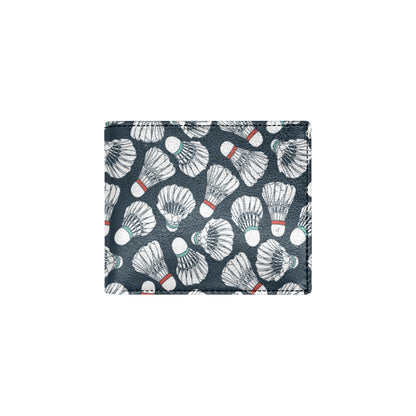 Badminton Ball Pattern Print Design 01 Men's ID Card Wallet