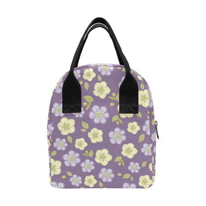 Anemone Pattern Print Design AM013 Insulated Lunch Bag
