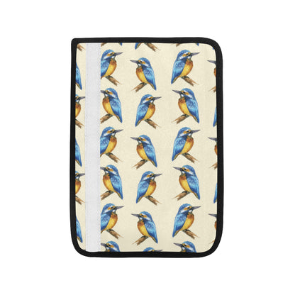 Kingfisher Pattern Print Design 01 Car Seat Belt Cover