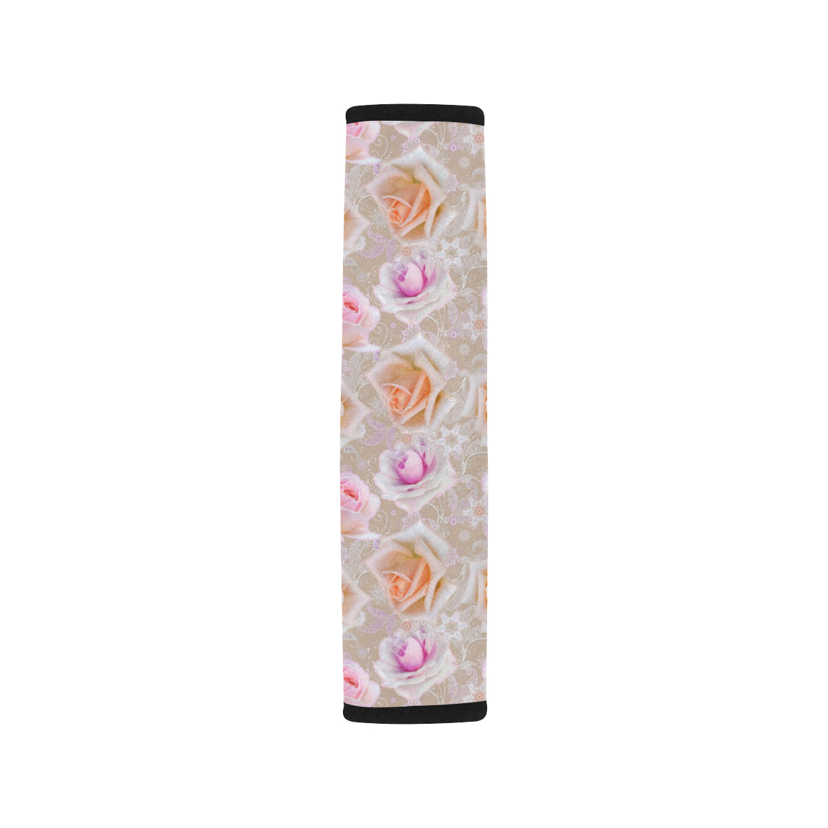 Rose Pattern Print Design RO011 Car Seat Belt Cover