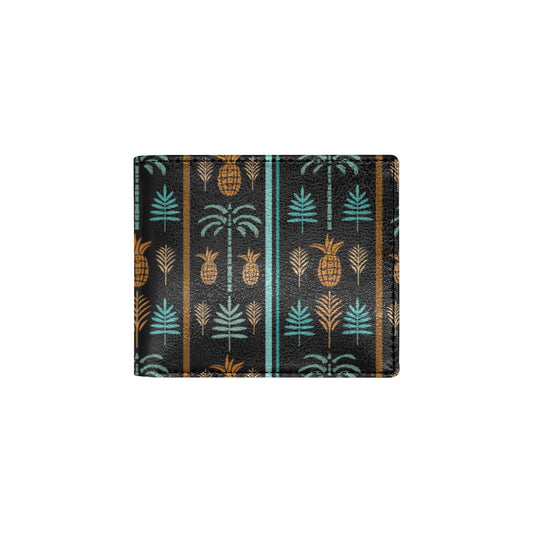 Hawaiian Themed Pattern Print Design H023 Men's ID Card Wallet