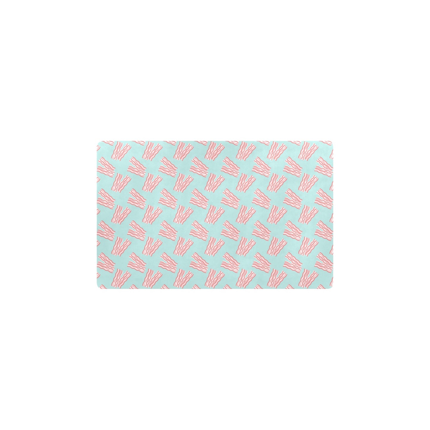 Bacon Pattern Print Design 04 Kitchen Mat