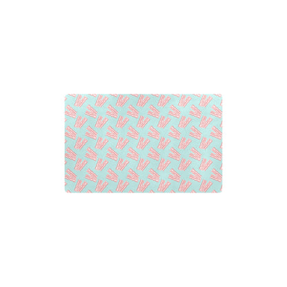 Bacon Pattern Print Design 04 Kitchen Mat