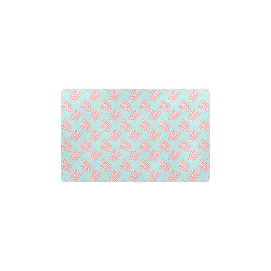 Bacon Pattern Print Design 04 Kitchen Mat
