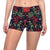 Poinsettia Pattern Print Design POT02 Yoga Shorts