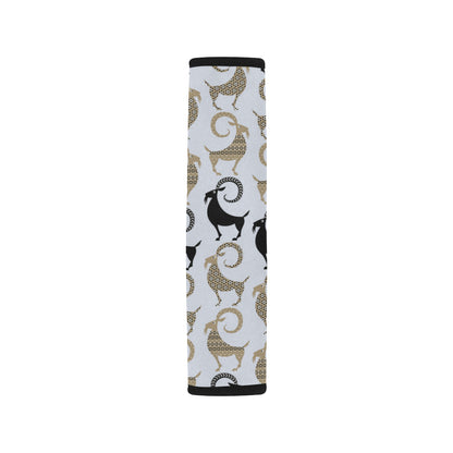 Goat Pattern Print Design 03 Car Seat Belt Cover