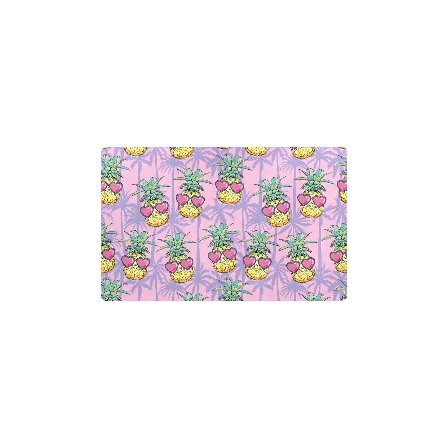 Pineapple Pattern Print Design PP06 Kitchen Mat