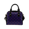 Bicycle Pattern Print Design 01 Shoulder Handbag