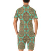 Medallion Pattern Print Design 02 Men's Romper