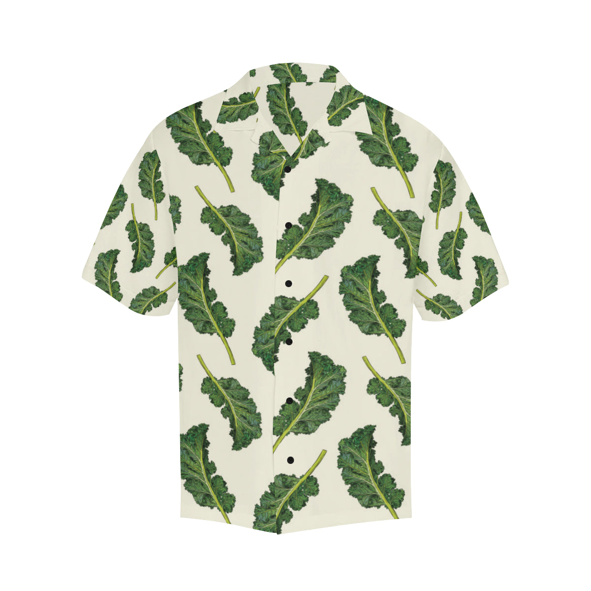 Kale Pattern Print Design 03 Men's Hawaiian Shirt