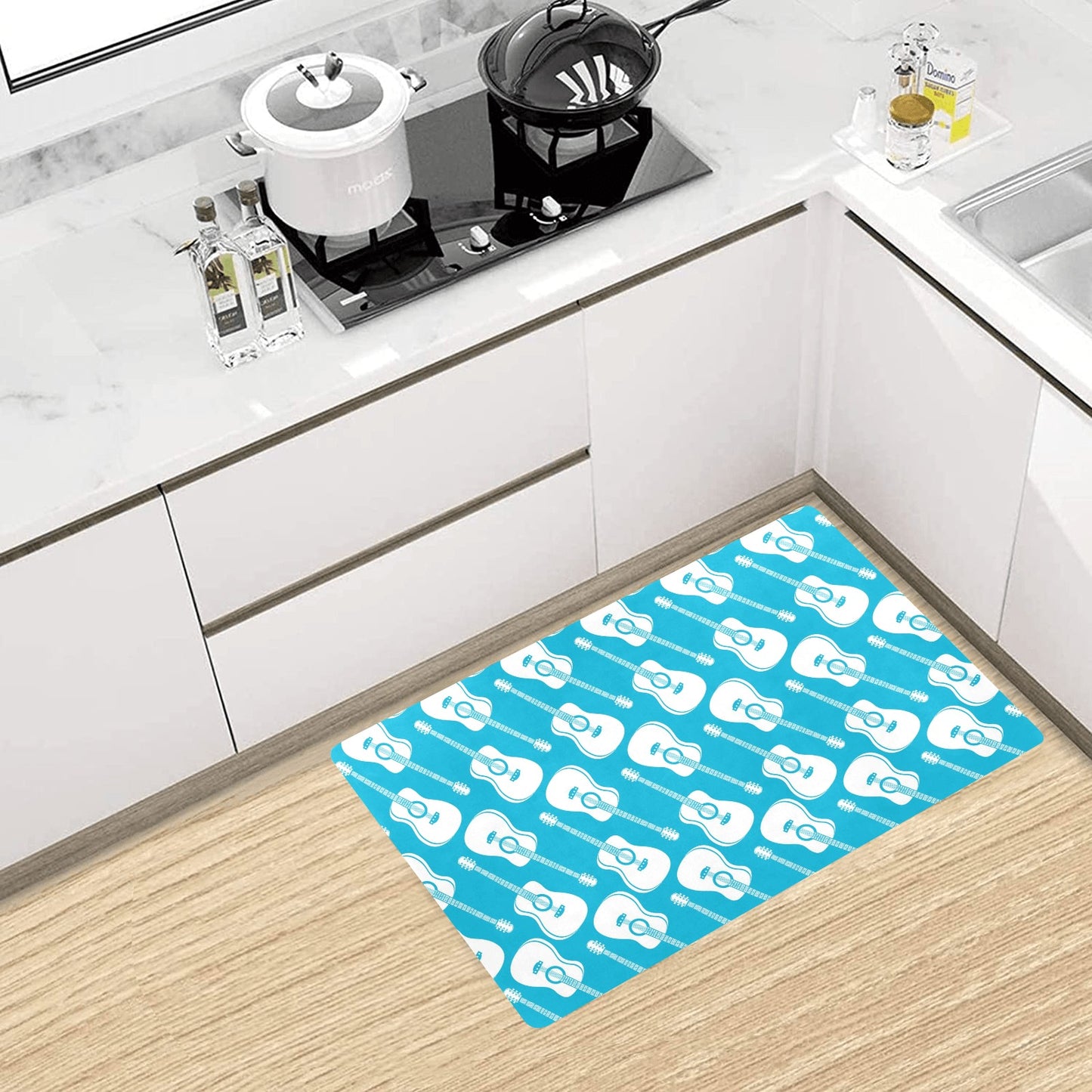 Acoustic Guitar Print Design LKS404 Kitchen Mat