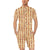 Tiki Orange Vertical Pattern Men's Romper