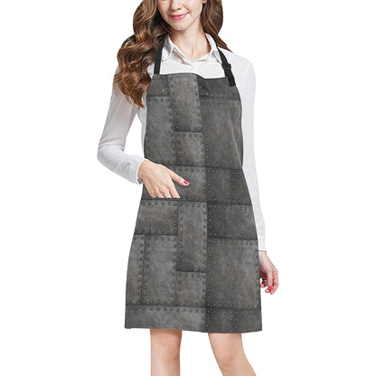 Armor Pattern Print Design 02 Apron with Pocket