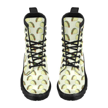 Taco Pattern Print Design TC05 Women's Boots