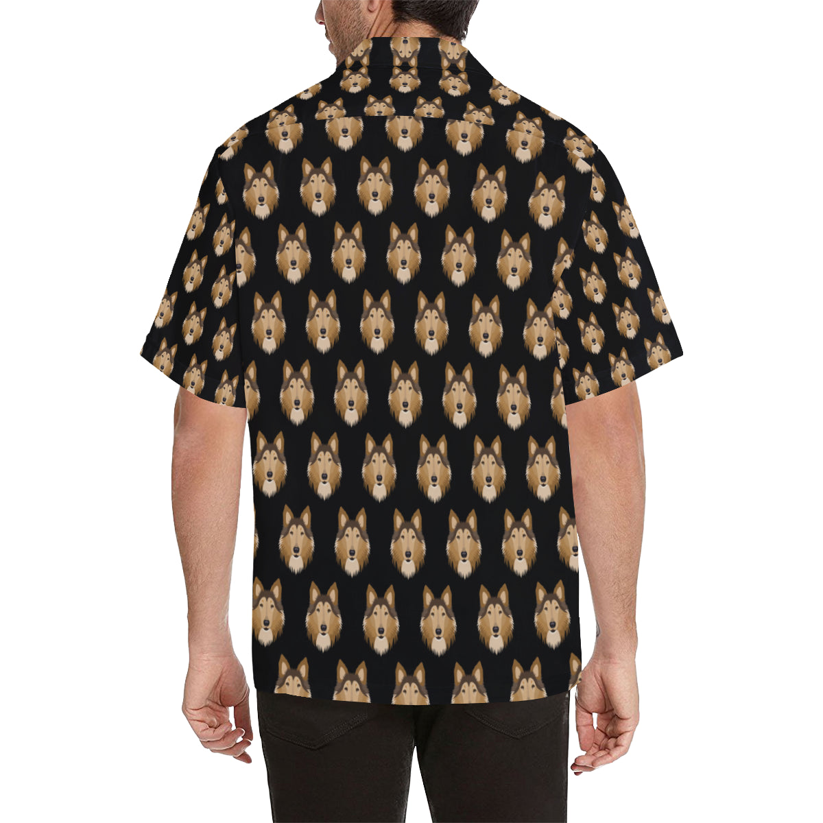 Collies Pattern Print Design 01 Men's Hawaiian Shirt
