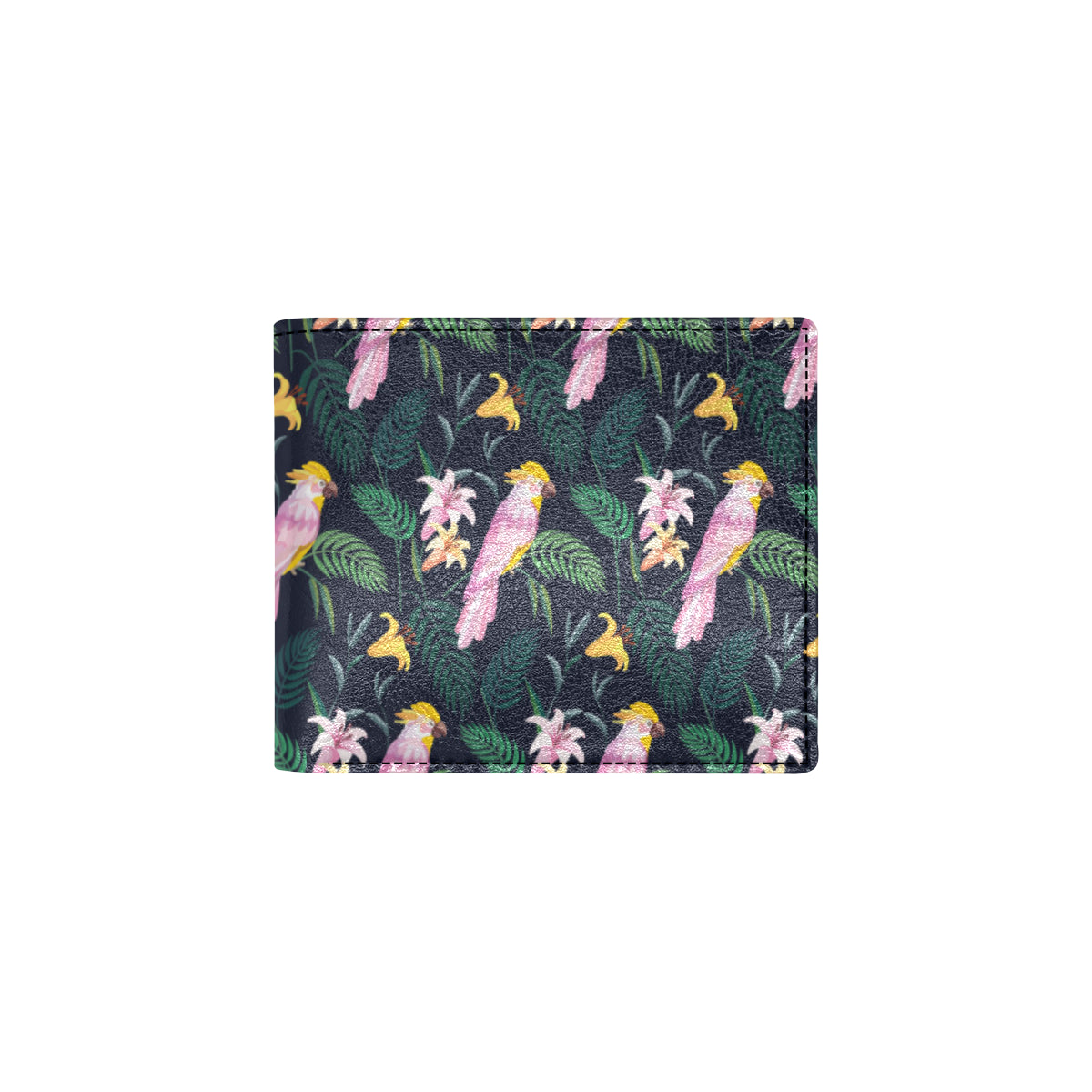 Cockatoo Pattern Print Design 03 Men's ID Card Wallet