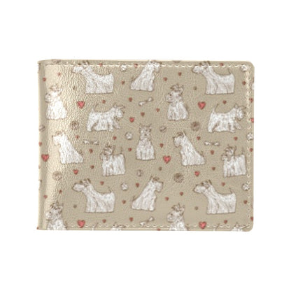 Scottish Terriers Print Design LKS3017 Men's ID Card Wallet