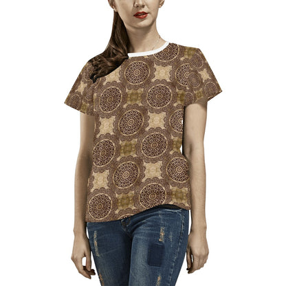 Ancient Greek Symbol Print Design LKS309 Women's  T-shirt