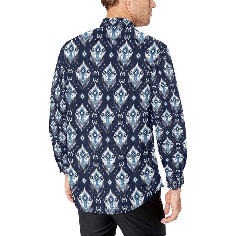 Ethnic Ornament Print Pattern Men's Long Sleeve Shirt