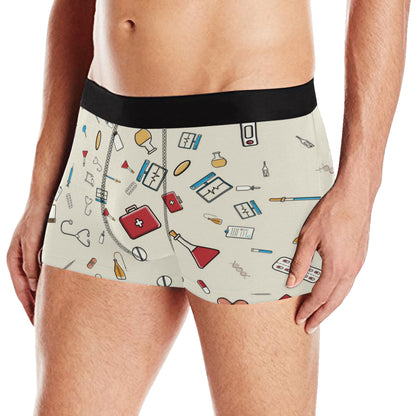 Nurse Pattern Print Design A04 Men's Boxer Briefs