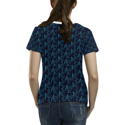 Vikings Print Design LKS302 Women's  T-shirt