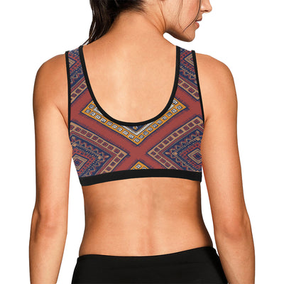 Native Pattern Print Design A06 Sports Bra