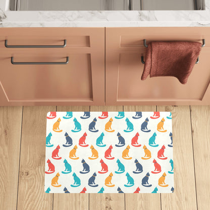 Cat Pattern Print Design 03 Kitchen Mat