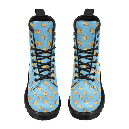 Taco Print Design LKS301 Women's Boots