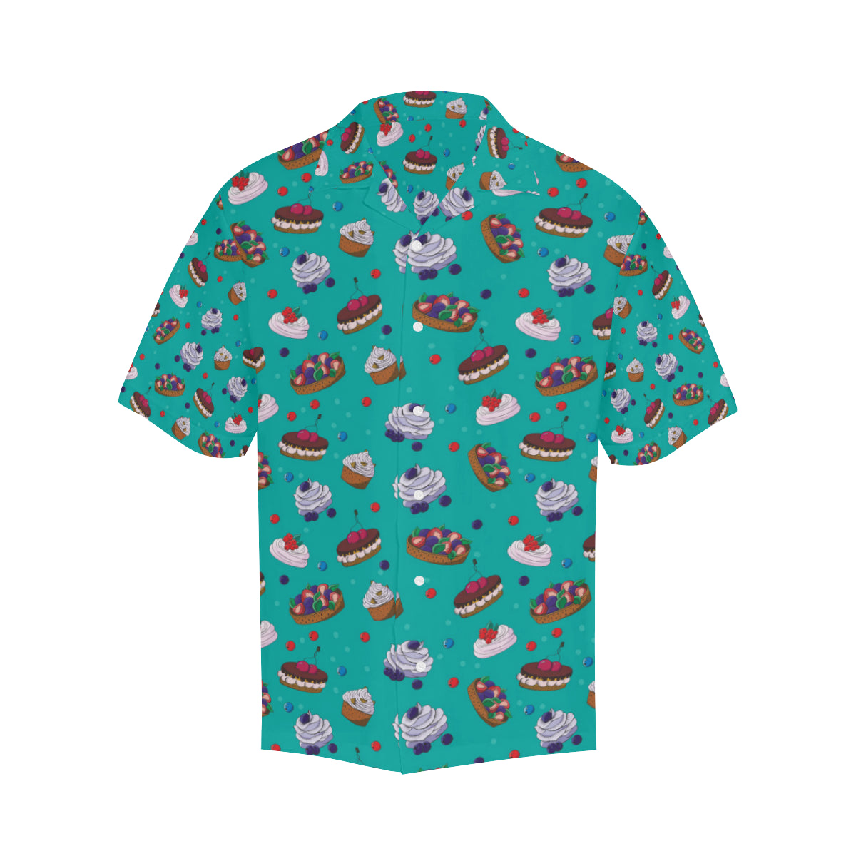 Cake Pattern Print Design 07 Men's Hawaiian Shirt