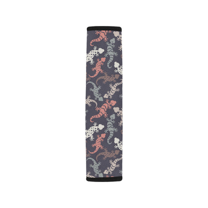 Gecko Pattern Print Design 02 Car Seat Belt Cover