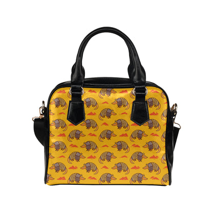Armadillo Pattern Print Design 03 Shoulder Handbag