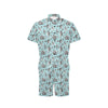 Seashell Beach Print Design LKS302 Men's Romper