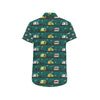 Camper Pattern Print Design 05 Men's Short Sleeve Button Up Shirt