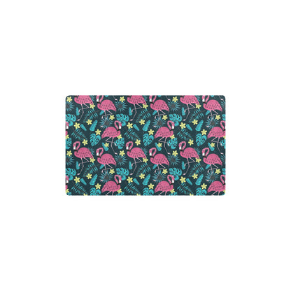 Flamingo Print Pattern Kitchen Mat