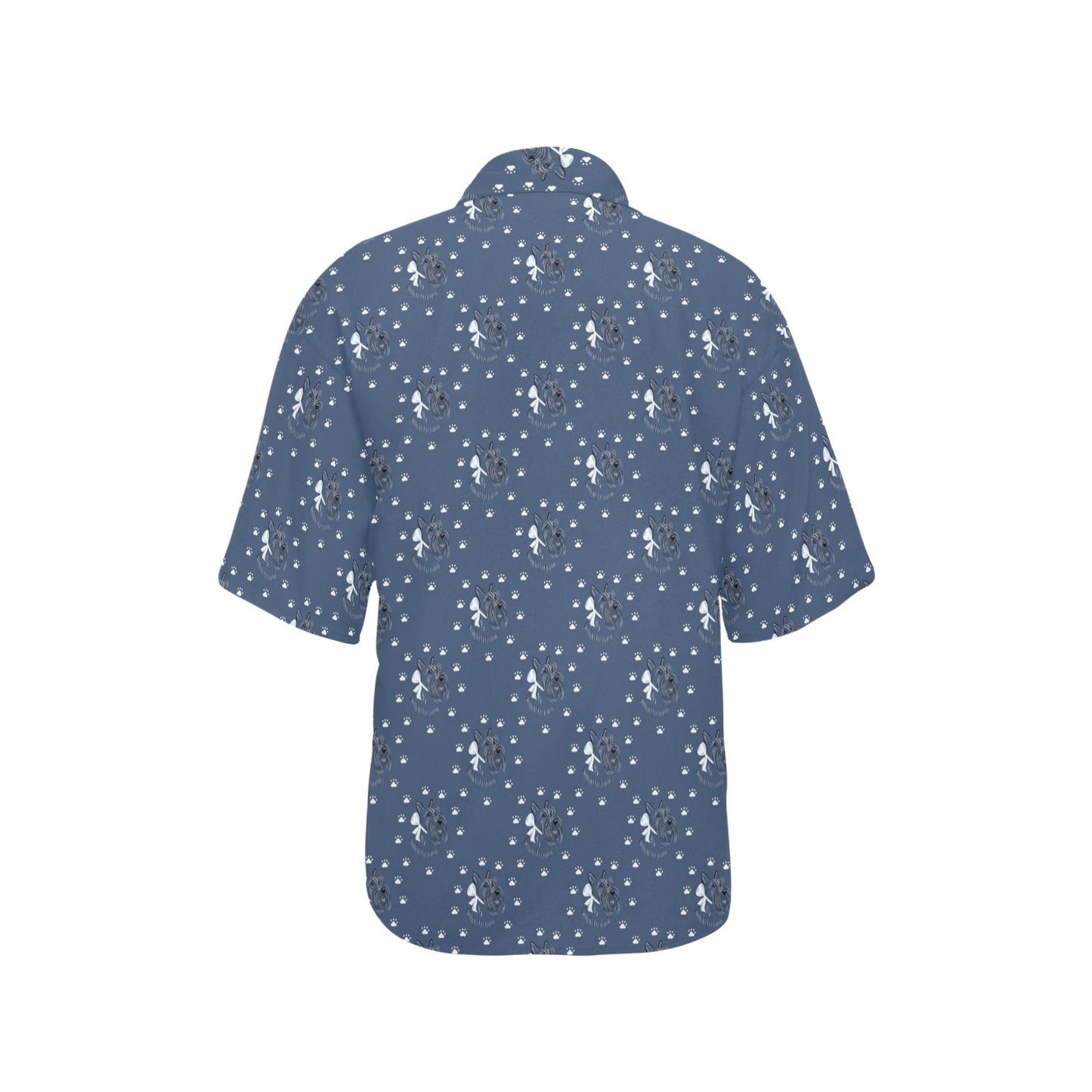 Scottish Terriers Print Design LKS307 Women's Hawaiian Shirt