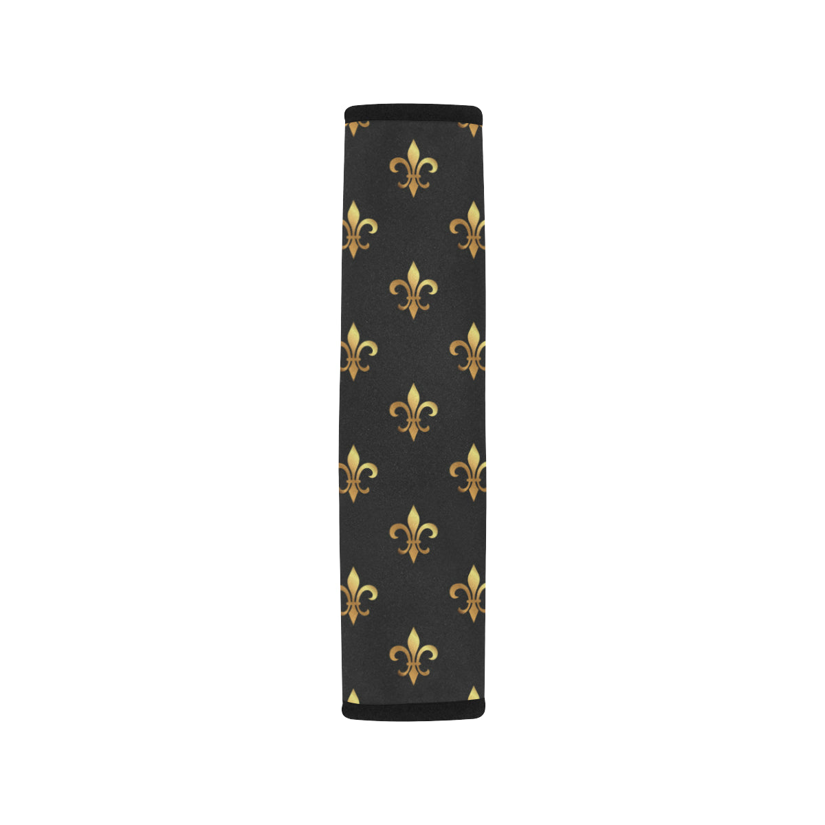 Fleur De Lis Gold Pattern Print Design 03 Car Seat Belt Cover