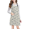 Campfire Pattern Print Design 01 Apron with Pocket