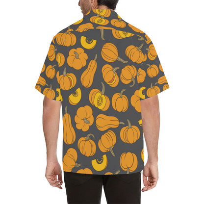 Pumpkin Pattern Print Design A03 Men's Hawaiian Shirt