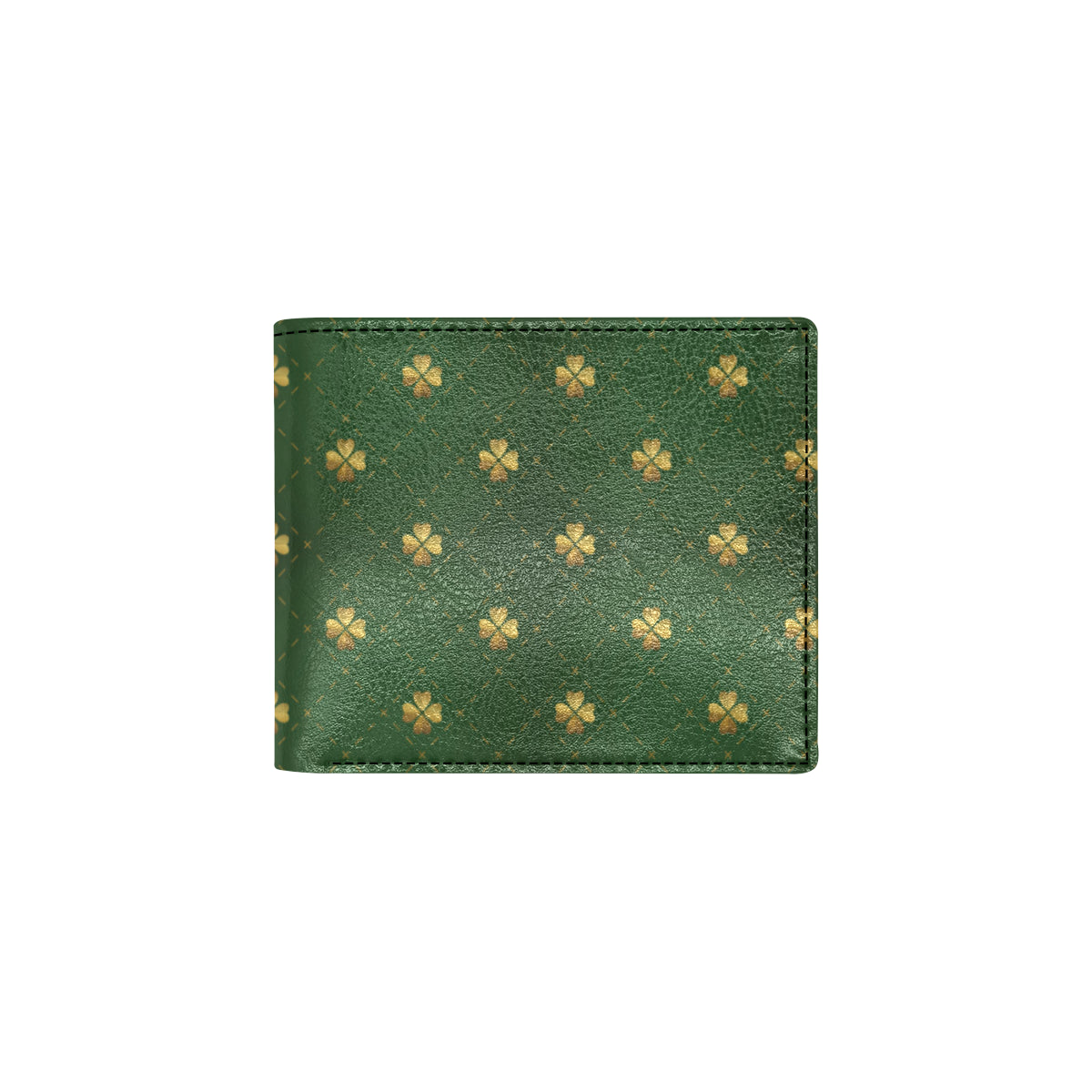 Clover  Pattern Print Design 01 Men's ID Card Wallet