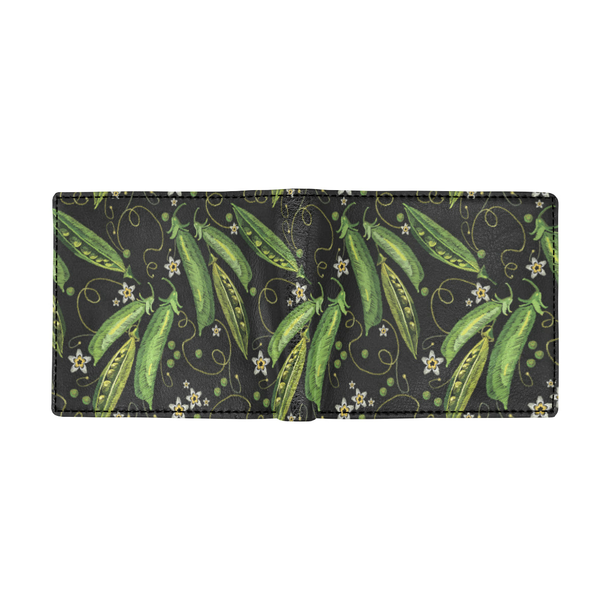 Peas Pattern Print Design A02 Men's ID Card Wallet