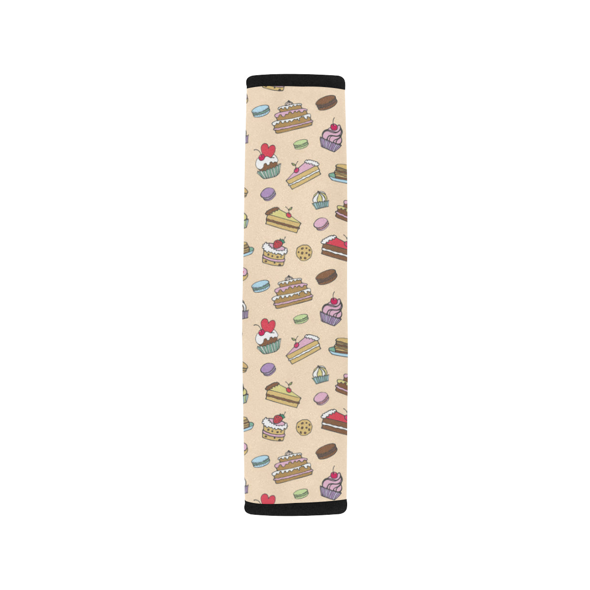Cake Pattern Print Design 03 Car Seat Belt Cover