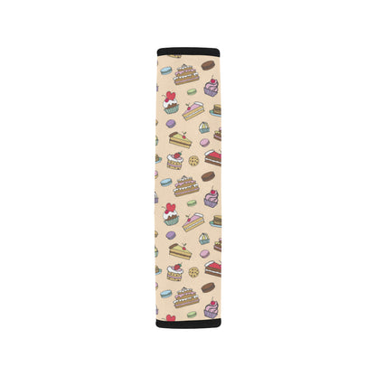 Cake Pattern Print Design 03 Car Seat Belt Cover
