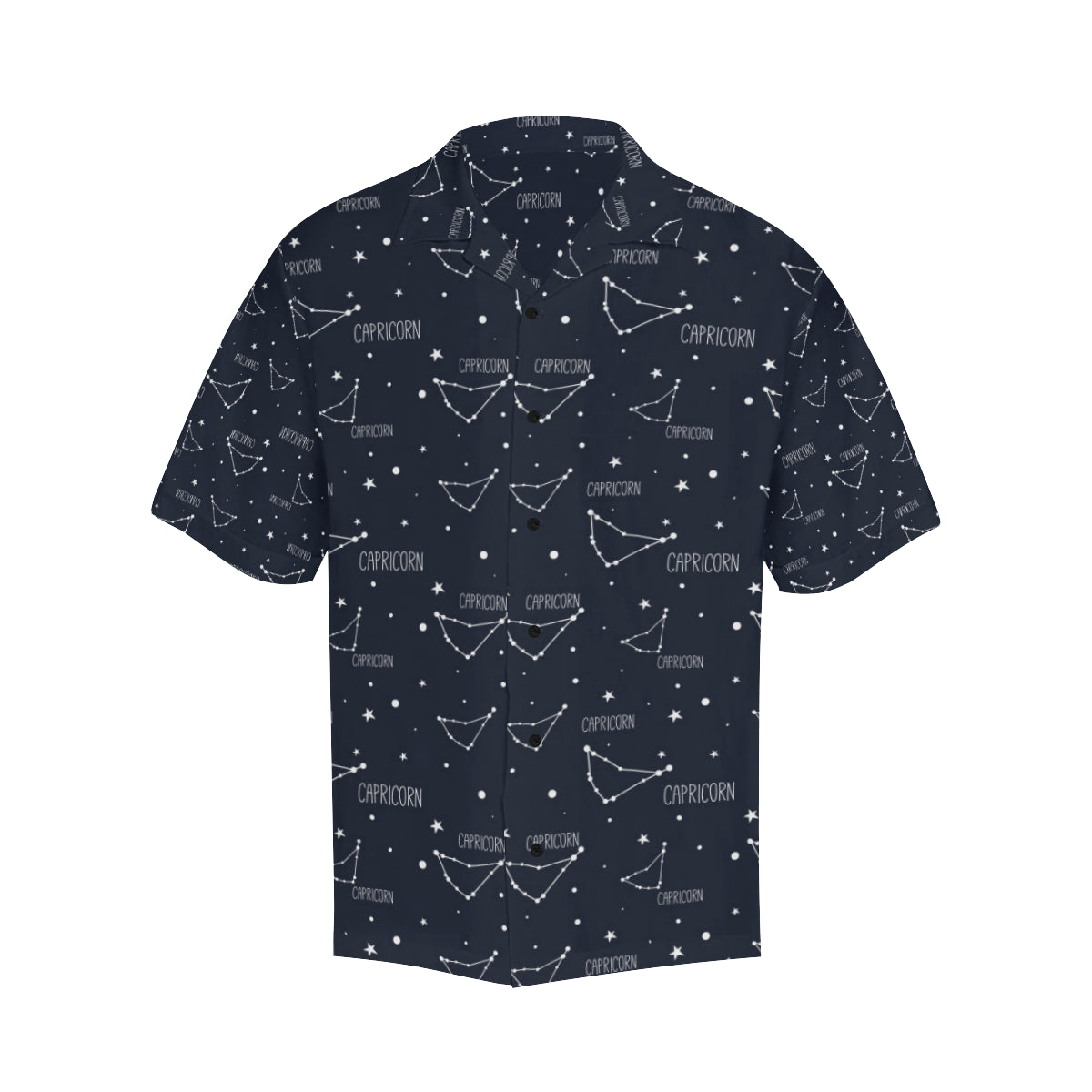 Capricorn Zodiac Pattern Print Design 01 Men's Hawaiian Shirt