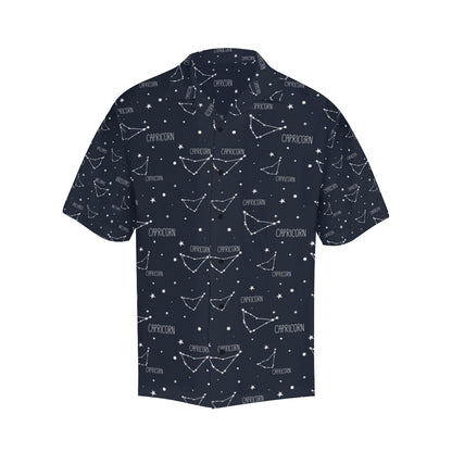 Capricorn Zodiac Pattern Print Design 01 Men's Hawaiian Shirt