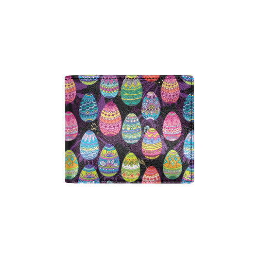 Easter Eggs Pattern Print Design RB08 Men's ID Card Wallet