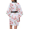 Cherry Blossom Pattern Print Design CB07 Women's Short Kimono